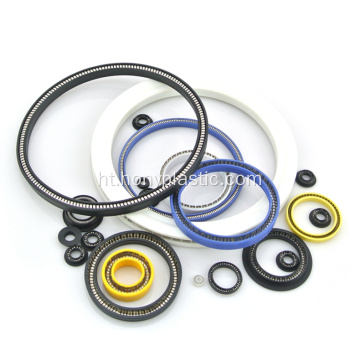 PTFE Materyèl Rotary Seal Spring Energized sele